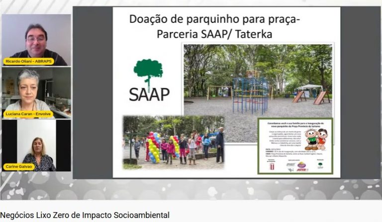 SAAP participa de live sobre negócios com foco em lixo zero
